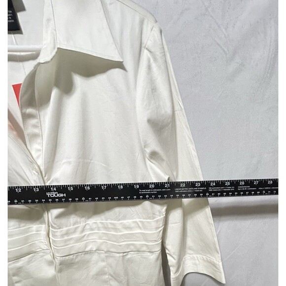 Studio 1940 Womens Large Long‎ Sleeve Cotton Dress Shirt NWT - Picture 3 of 9